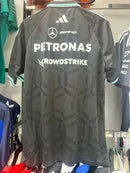 CAMISOLA F1 MERCEDES x ADIDAS 2026 POLO - CINZA