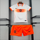 CAMISOLA HOLANDA ALTERNATIVO 26/27 COPA DO MUNDO 2026 - CONJUNTO INFANTIL