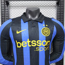 CAMISOLA INTER DE MILÃO PRINCIPAL 26/27 – VERSÃO JOGADOR MANGA LONGA