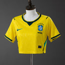 CAMISOLA MULHER BRASIL 26/27 COPA DO MUNDO 2026 - TOP CROPPED