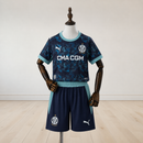CAMISOLA OLYMPIQUE DE MARSEILLE ALTERNATIVO 26/27 CONJUNTO INFANTIL