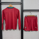CAMISOLA PORTUGAL I 26/27 COPA DO MUNDO 2026 CONJUNTO INFANTIL (MANGA LONGA)