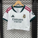 CAMISOLA REAL MADRID I 26/27 - TOP CROPPED MULHER