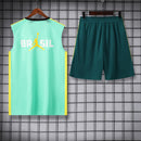 BRASIL CONJUNTO TREINO COPA DO MUNDO 2026 SEM MANGAS VERDE - HOMEM