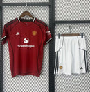CONJUNTO INFANTIL MANCHESTER UNITED VERMELHO I 25/26