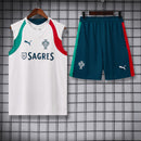 PORTUGAL CONJUNTO TREINO COPA DO MUNDO 2026 SEM MANGAS BRANCO - HOMEM