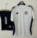 CONJUNTO TREINO MANCHESTER UNITED BRANCO 25 26 - COM MANGAS
