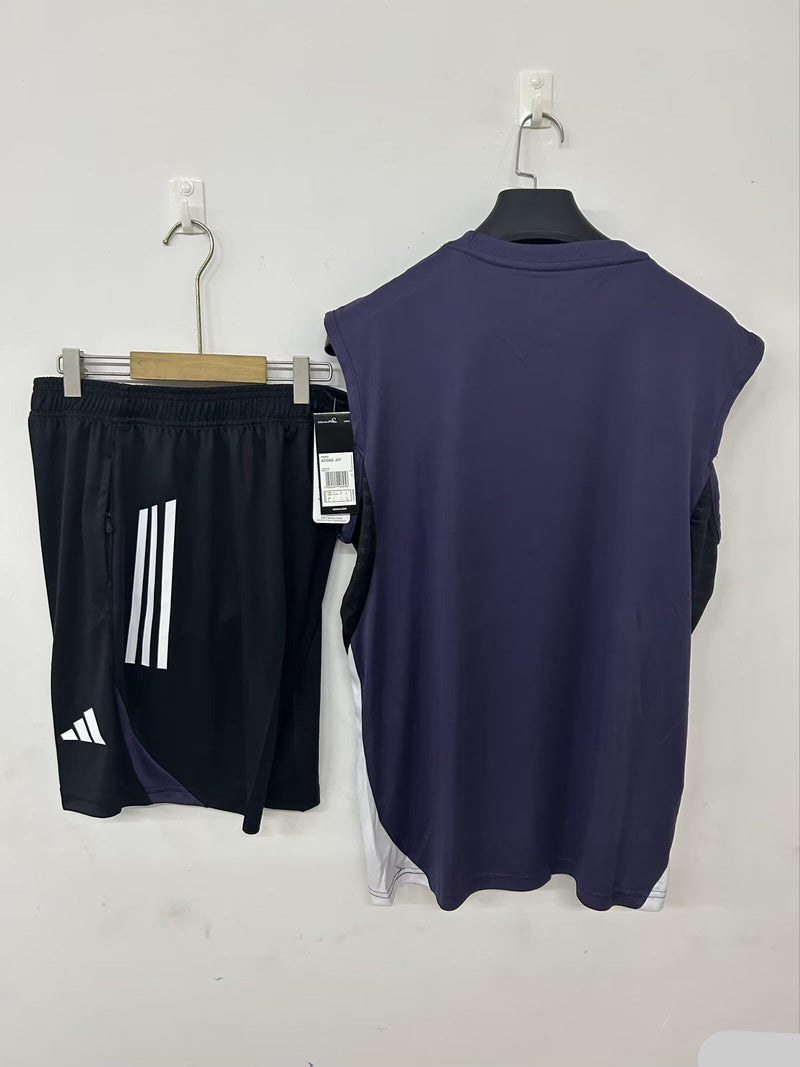 CONJUNTO TREINO SEM MANGAS MANCHESTER UNITED I 25 26 - HOMEM