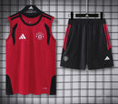 MANCHESTER UNITED CONJUNTO TREINO I 26/27 SEM MANGAS - Homem