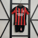 Camisola AC Milan I 25/26 Infantil – Conjunto Completo 
