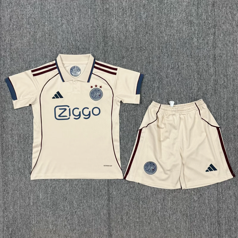 Camisola Ajax III 2526 Conjunto Infantil – Edição Comemorativa 750 Anos