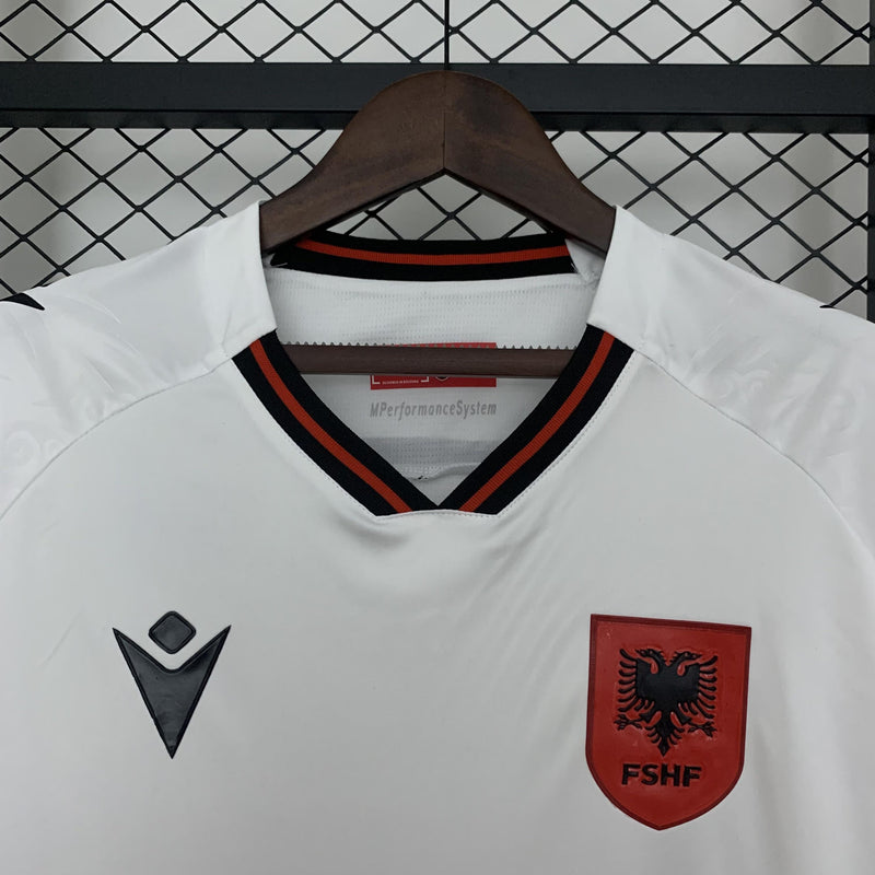Camisola Albânia Alternativa 25/26 – Homem  Camisola de Futebol Tailandesa 1.1