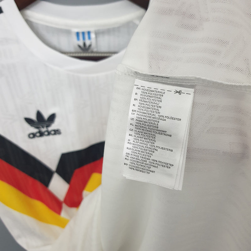 Camisola Alemanha I 1990 Retro – Edição Clássica Masculina