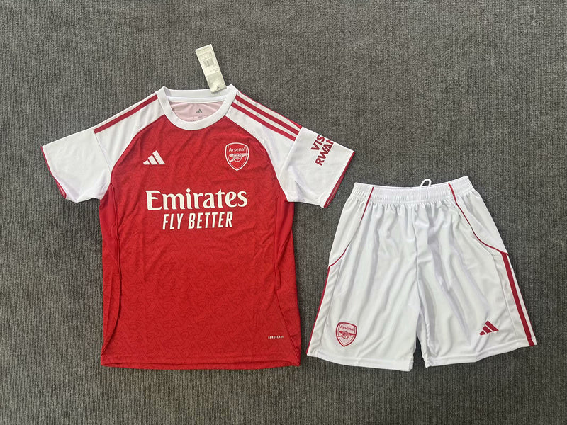 Camisola Arsenal I 25/26 – Conjunto Infantil Principal 