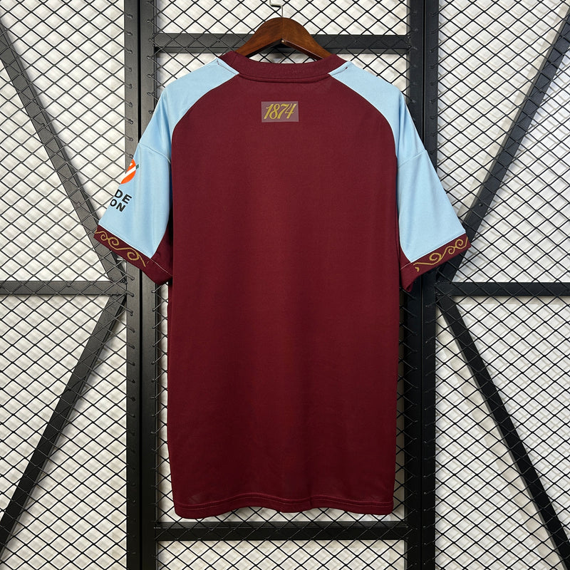 Camisola Aston Villa I 25/26 – Equipamento Principal Masculino 
