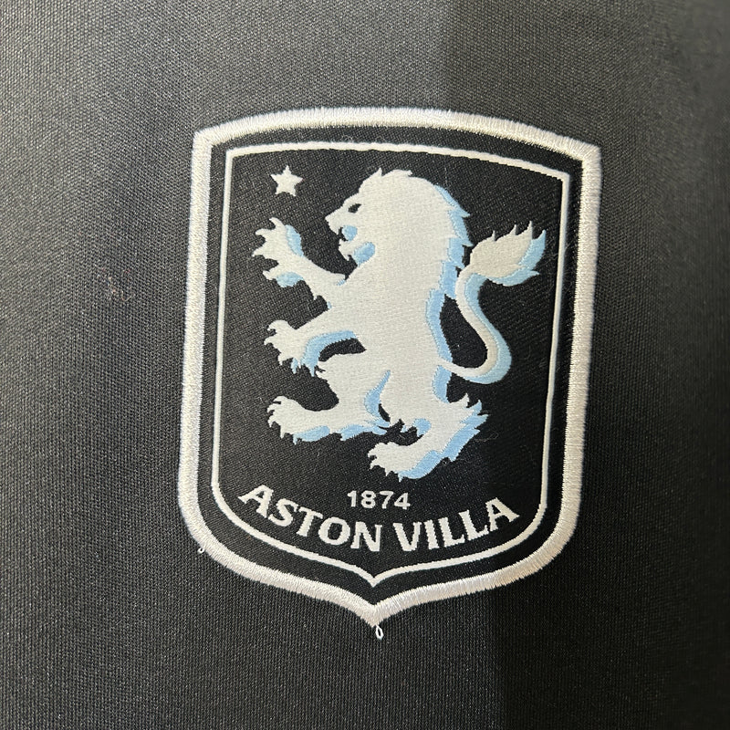 Camisola Aston Villa II 25/26 – Equipamento Secundário Masculino Preto