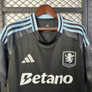 Camisola Aston Villa II 25/26 – Equipamento Secundário Masculino Preto
