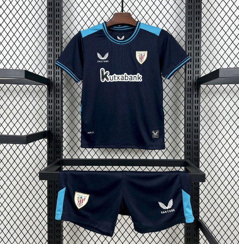 Camisola Athletic Bilbao Alternativa 2526 – Conjunto Infantil