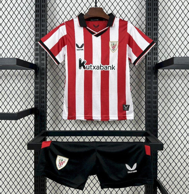 Camisola Athletic Bilbao Principal 2526 – Conjunto Infantil