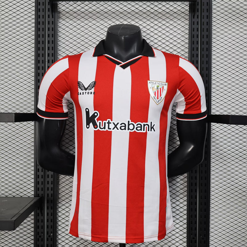 Camisola Athletic Bilbao Principal 2526 – Homem (Versão Jogador)