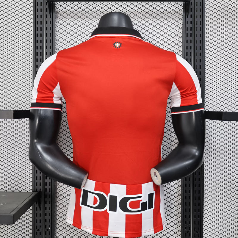 Camisola Athletic Bilbao Principal 2526 – Homem (Versão Jogador)