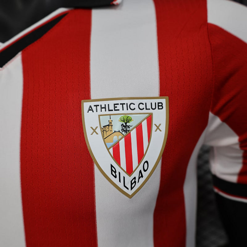 Camisola Athletic Bilbao Principal 2526 – Homem (Versão Jogador)