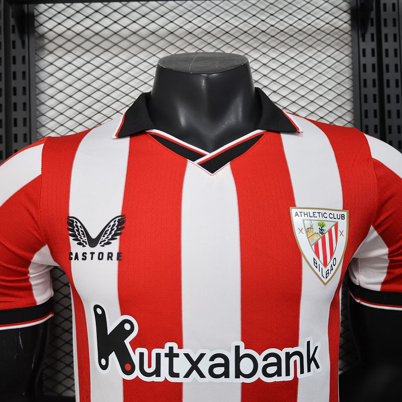 Camisola Athletic Bilbao Principal 2526 – Homem (Versão Jogador)