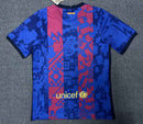 Camisola Barcelona III 21/22 Homem Retro – Camisa Barcelona Terceiro Equipamento Azul e Grená