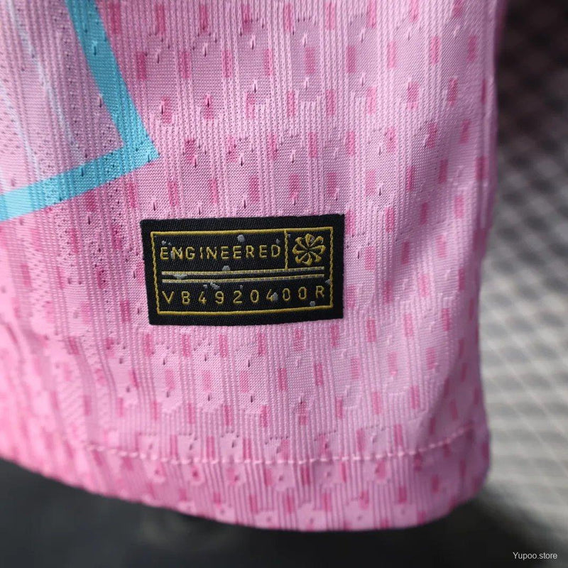 Camisola Barcelona Rosa 25/26 Homem | Edição Especial Jogador
