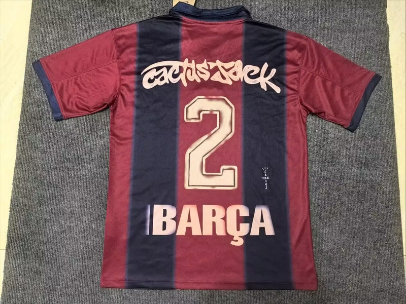 CAMISOLA BARCELONA x TRAVIS SCOTT 25/26 RETRO - Homem