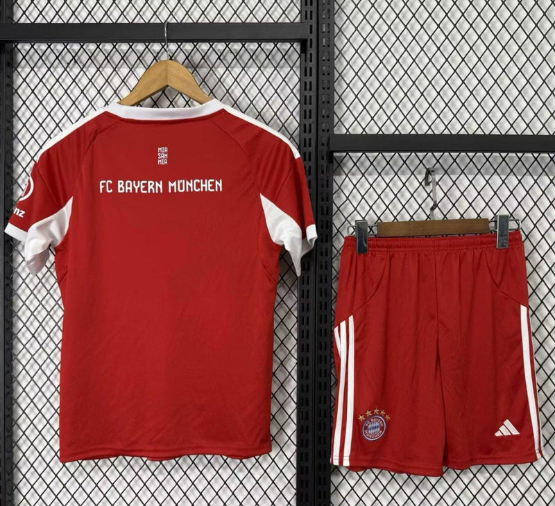 Camisola Bayern de Munich I 2526 Conjunto Infantil