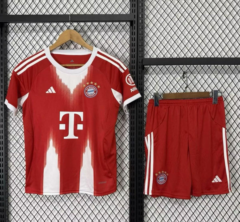 Camisola Bayern de Munich I 2526 Conjunto Infantil