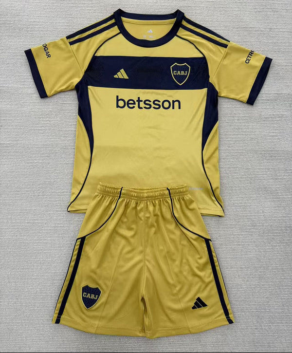 Camisola Boca Juniors II 2526 – Conjunto Infantil  Réplica Tailandesa