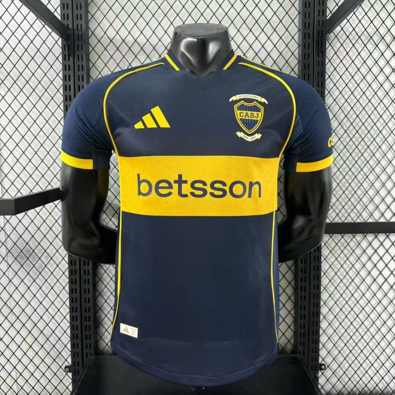 Camisola Boca Juniors Principal 2526 Versão Jogador  Réplica Tailandesa Masculina