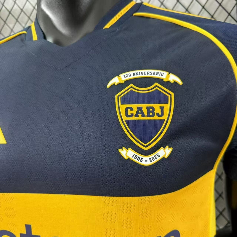 Camisola Boca Juniors Principal 2526 Versão Jogador  Réplica Tailandesa Masculina