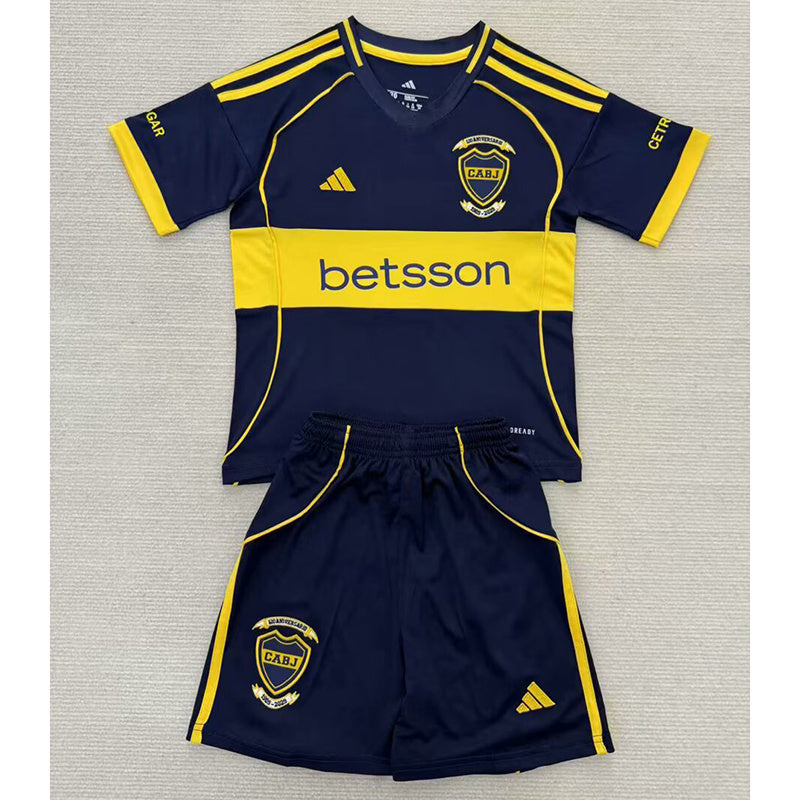 Camisola Boca Juniors Principal 2526 – Conjunto Infantil  Réplica Tailandesa