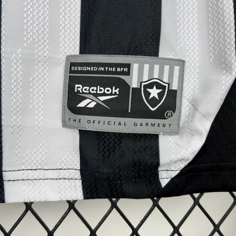 Camisola Botafogo I 25/26 – Equipamento Principal Preto e Branco