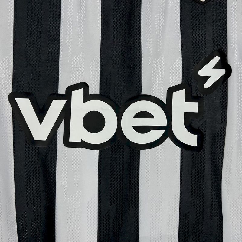 Camisola Botafogo I 25/26 – Equipamento Principal Preto e Branco