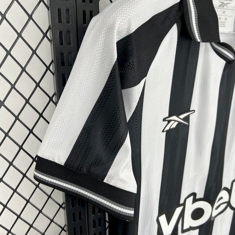 Camisola Botafogo I 25/26 – Equipamento Principal Preto e Branco