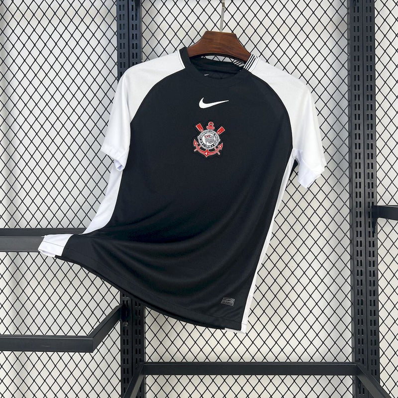Camisola Corinthians II 25/26 – Versão Masculina Preta