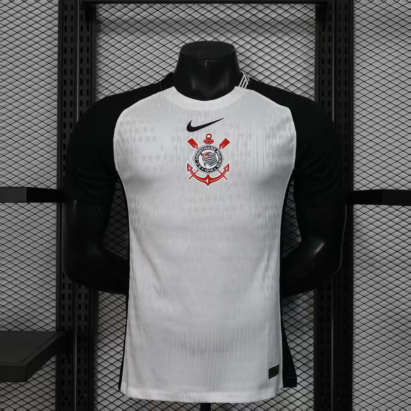 Camisola Corinthians I 25/26 – Equipamento Principal Homem (Versão Jogador)