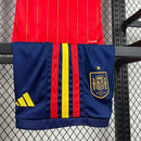 Camisola Espanha Principal 26/27 Copa do Mundo 2026 – Conjunto Infantil