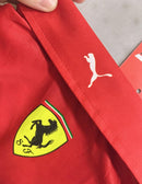 Camisola F1 Ferrari 2025 com Botões – Camisa Vermelha Racing - FORNECEDOR