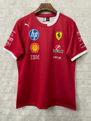 Camisola Fórmula 1 Ferrari 2025 I Red Shirt – Estilo Racing Exclusivo