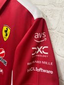 Camisola Fórmula 1 Ferrari 2025 Polo – Estilo Racing Exclusivo