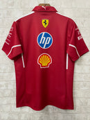Camisola Fórmula 1 Ferrari 2025 Polo – Estilo Racing Exclusivo