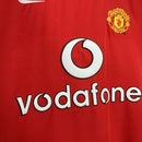 Camisola Manchester United I 0203 – Homem (Retrô)  Clássico dos Red Devils