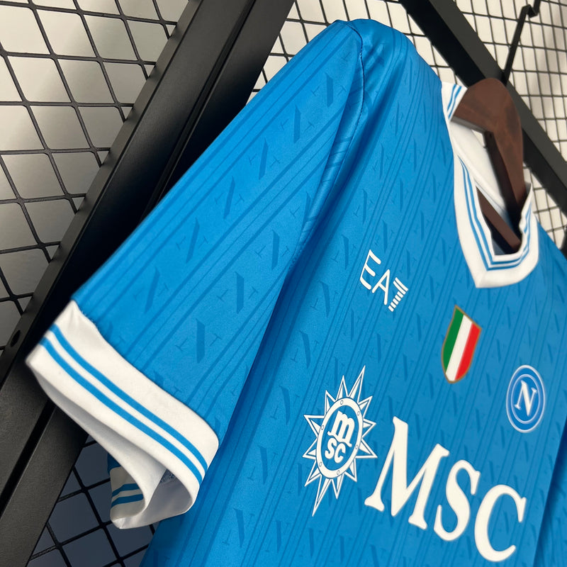 Camisola Napoli I 25/26 – Equipamento Principal Masculino Azul Celeste