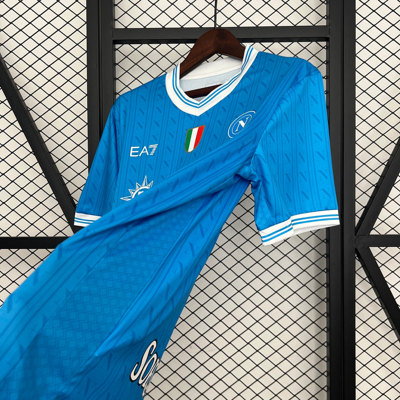 Camisola Napoli I 25/26 – Equipamento Principal Masculino Azul Celeste