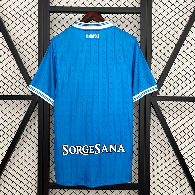 Camisola Napoli I 25/26 – Equipamento Principal Masculino Azul Celeste